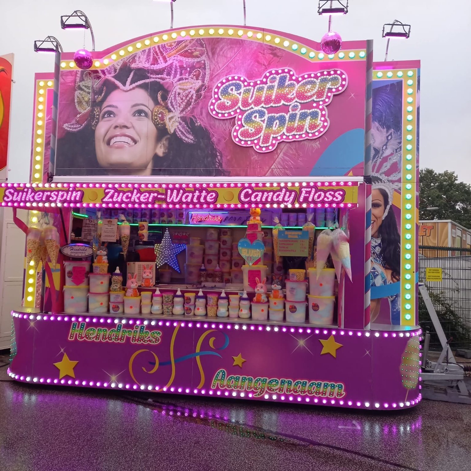 Suikerspinnenkraam huren voor feest, event of promotiedag in België